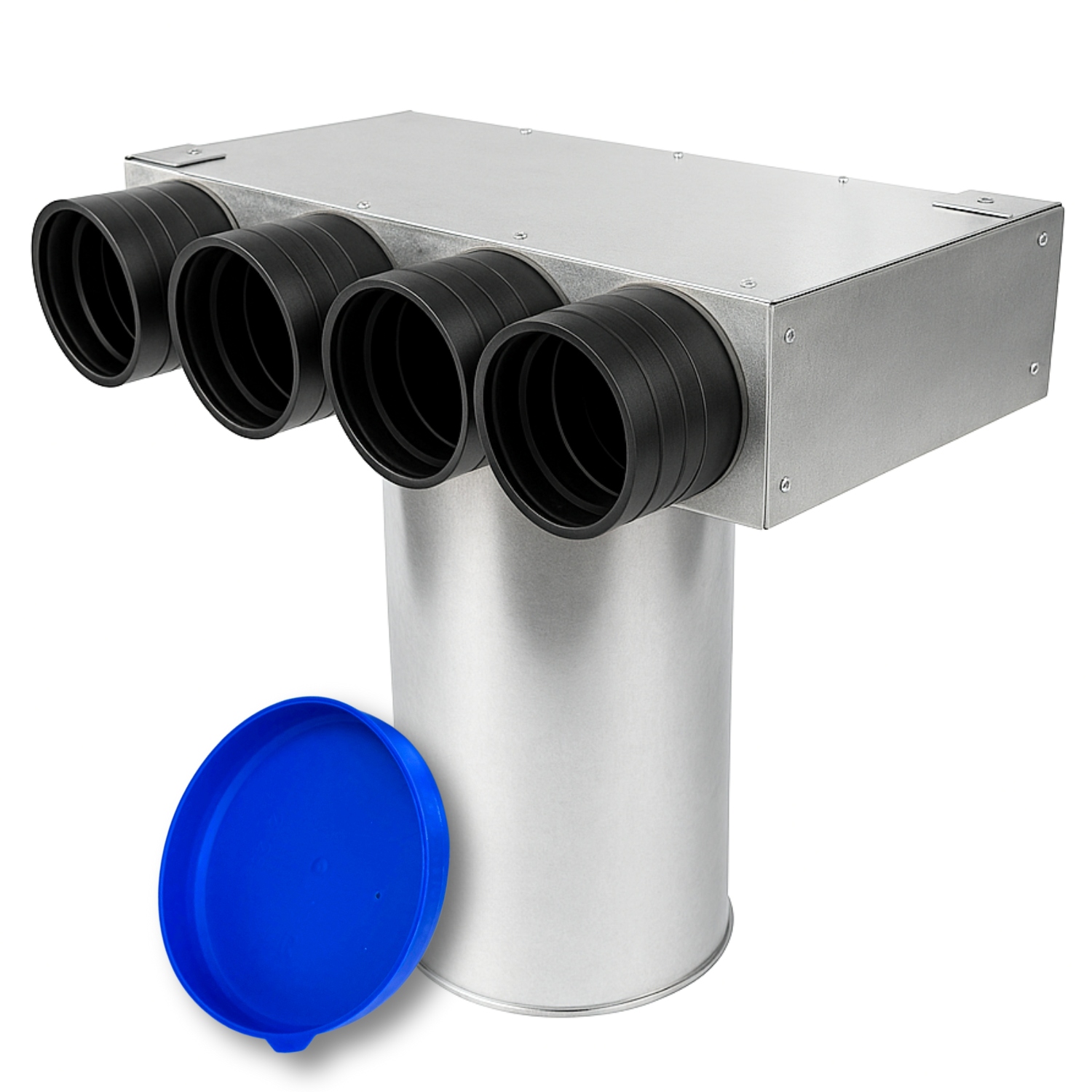 Rozpěrná Skříňka 4x75 MM Fi 160 Rekuperace Pozink-guma Pod Anemostat