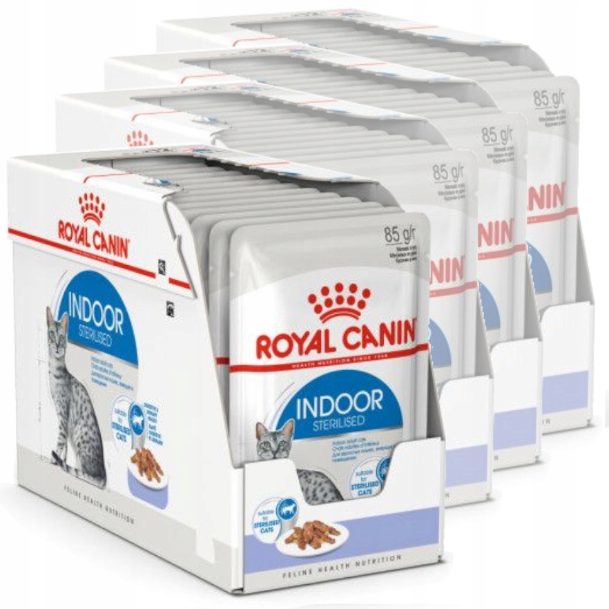 Royal Canin Indoor Sterilised Želé 48x85g Krmivo pro sterilizované kočky