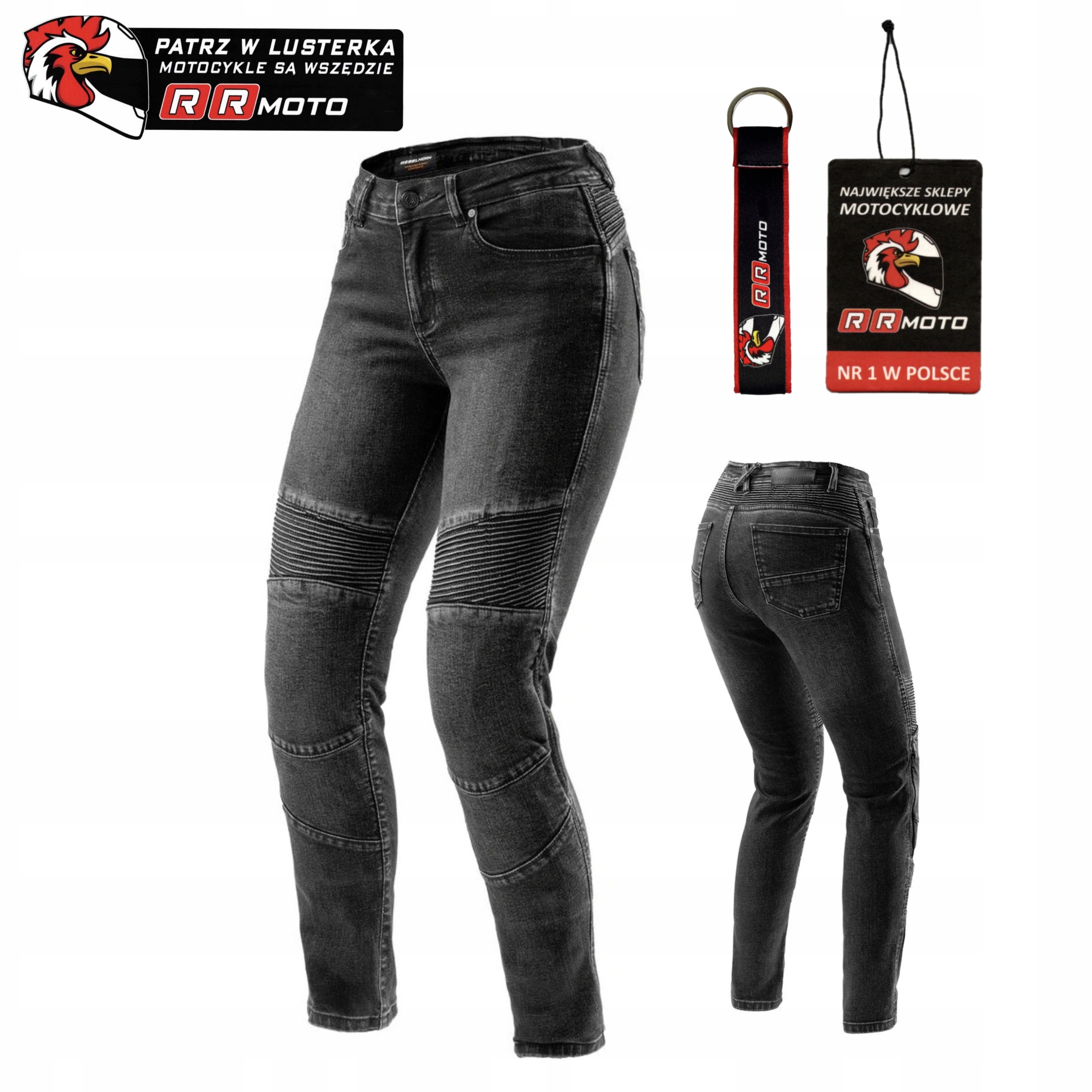 Dámske džínsy Rebelhorn Agness 2 Monolayer Washed Black čierne Darčeky