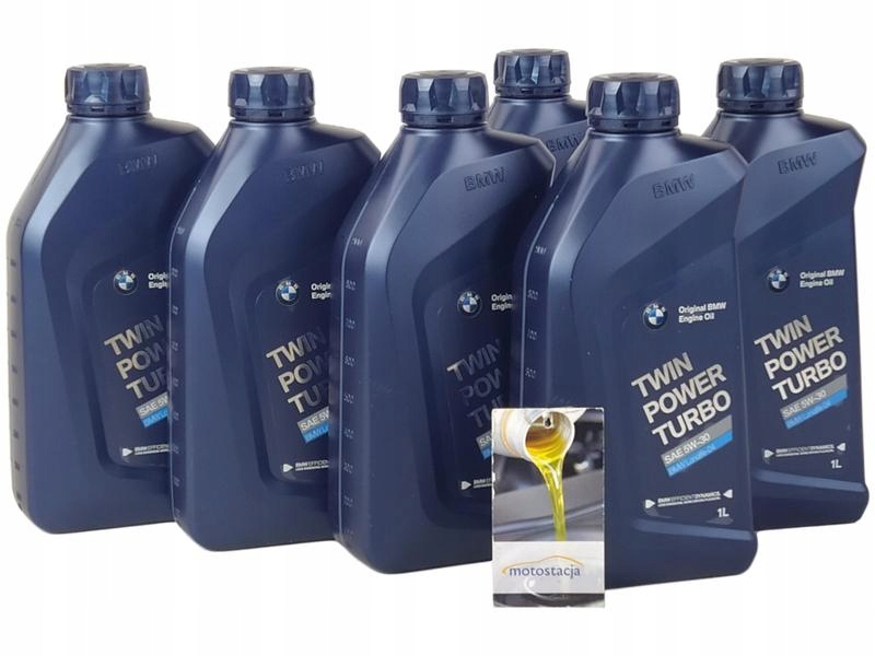 OE BMW TWINPOWER TURBO 5W30 LONGLIFE-04 LL-04 6L Klasa lepkości SAE 5W-30