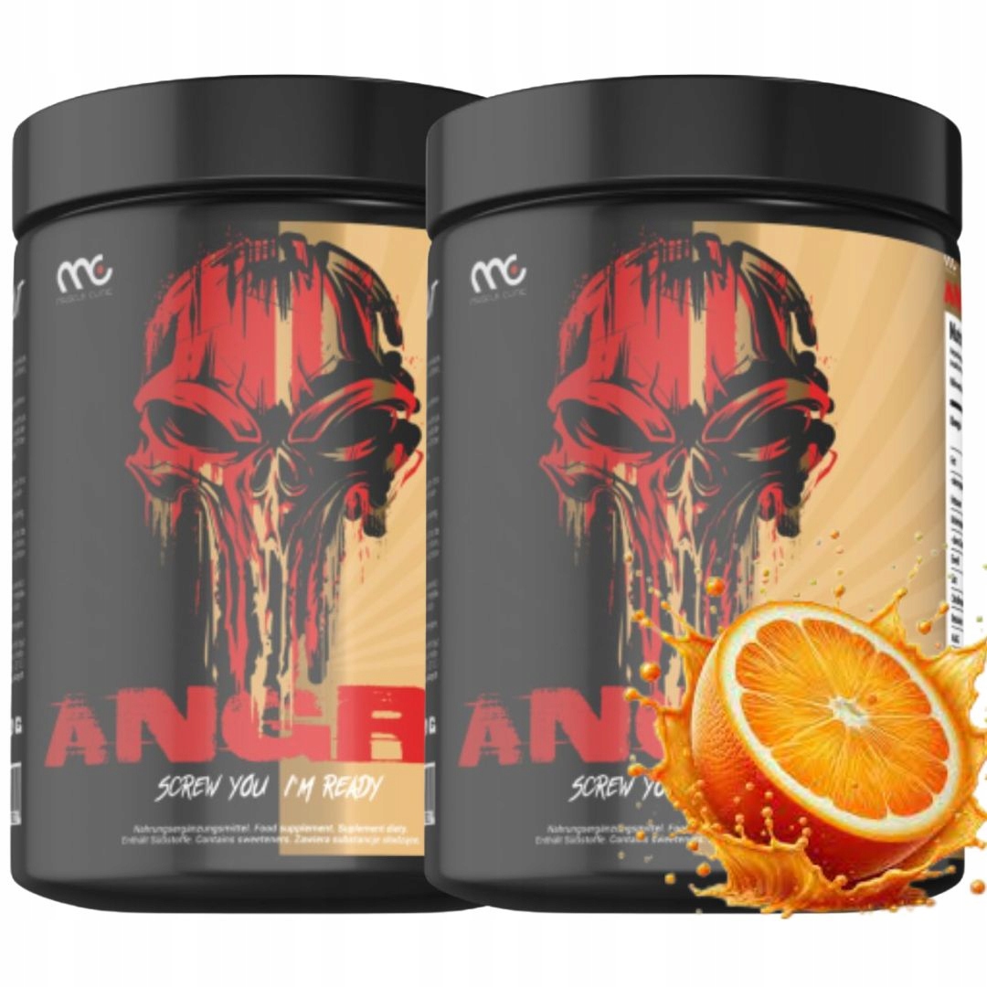 Muscle Clinic Angry 300g Pre-Workout předtréninkovka citrulin arginin MC