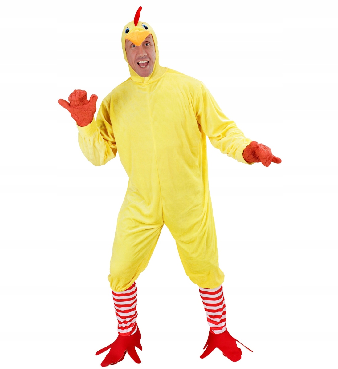 Kostým Kuře Žlutý Převlek Slepice Velikonoce XL