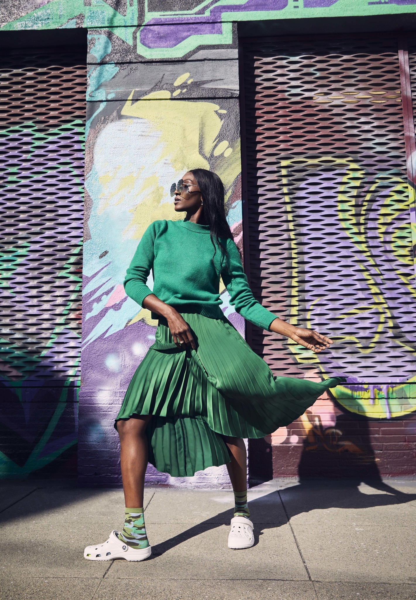 Damskie Buty Chodaki Crocs Baya Printed Clog 38-39 Waga produktu z opakowaniem jednostkowym 0.3 kg