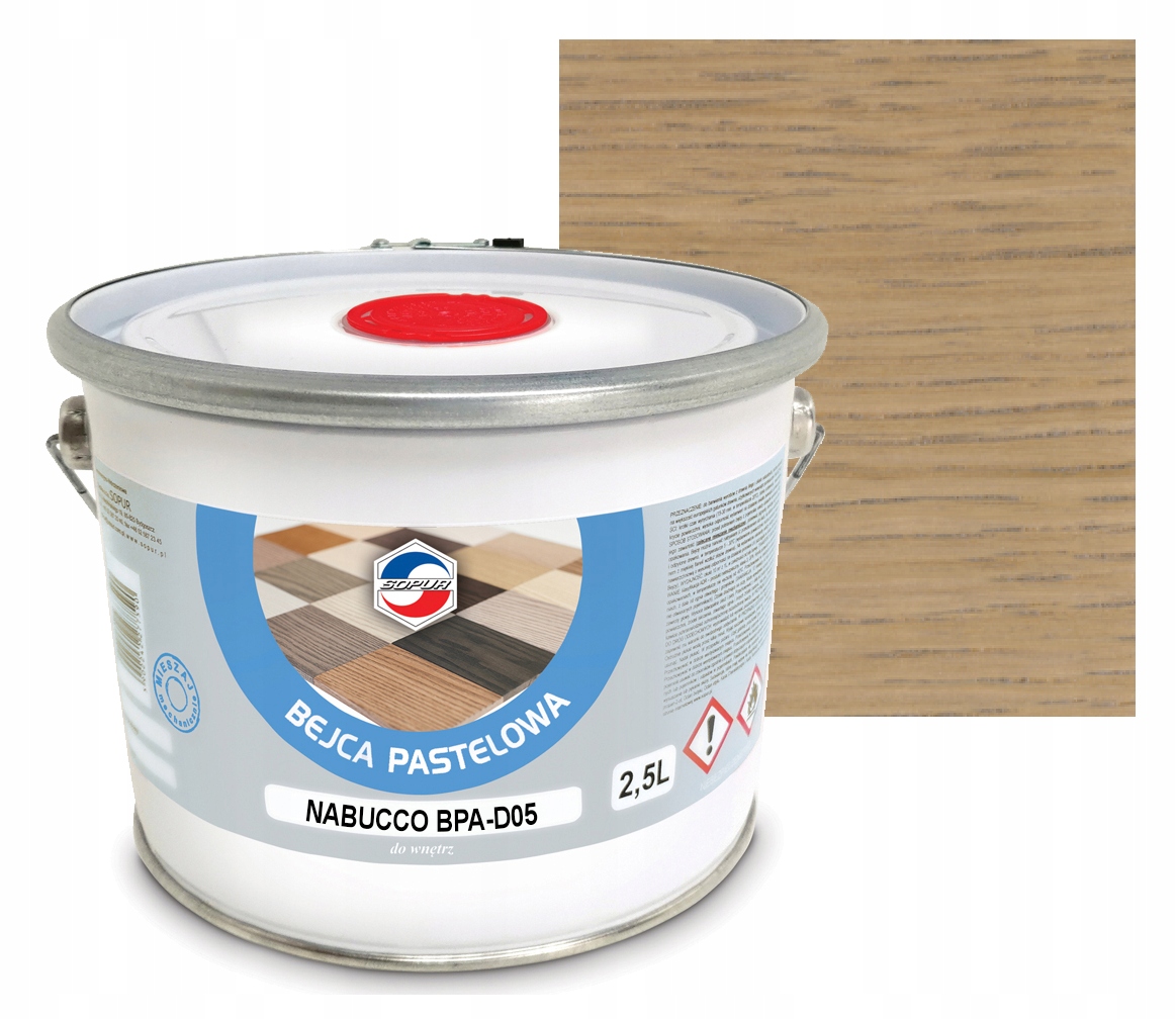 Bejca pastelowa Sopur BPA-D05 nabucco 2,5L