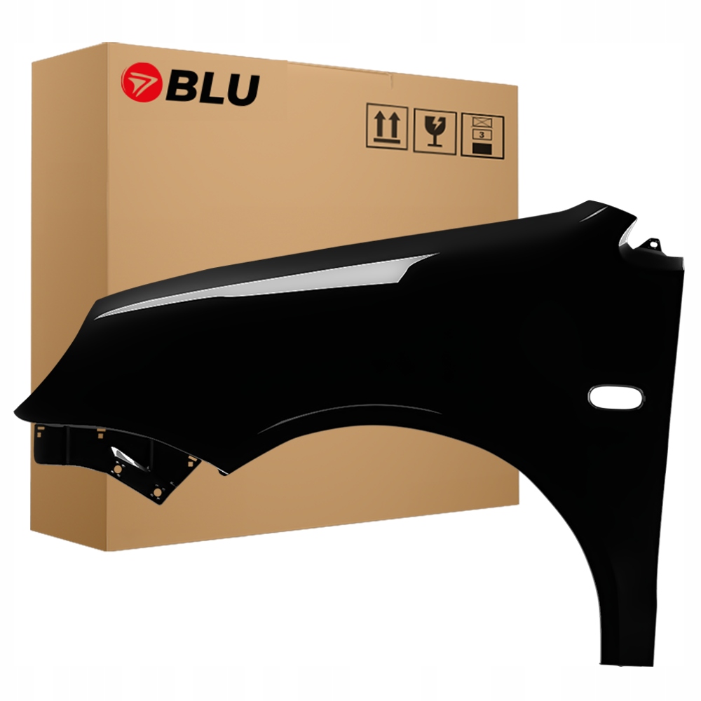 Blu Blatník Vw Polo 9N IV 4 L041 LO41 levý černý 01-05 přední