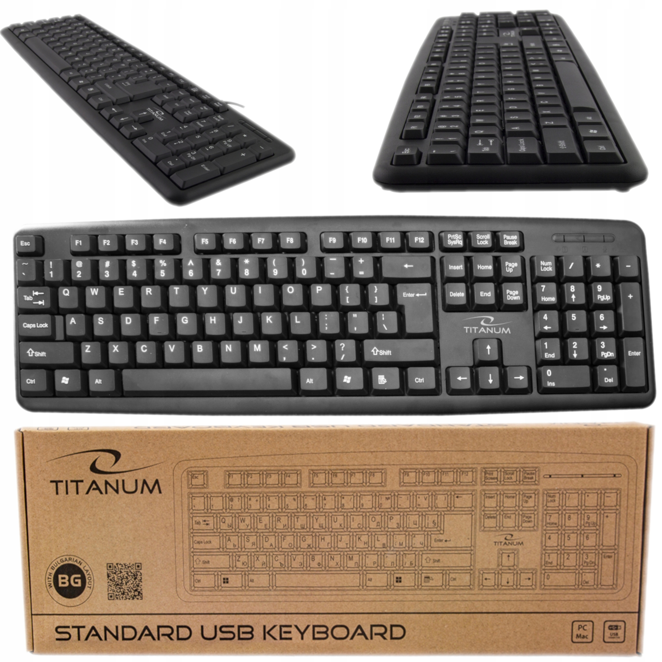 

Klawiatura Przewodowa Esperanza Titanum Usb