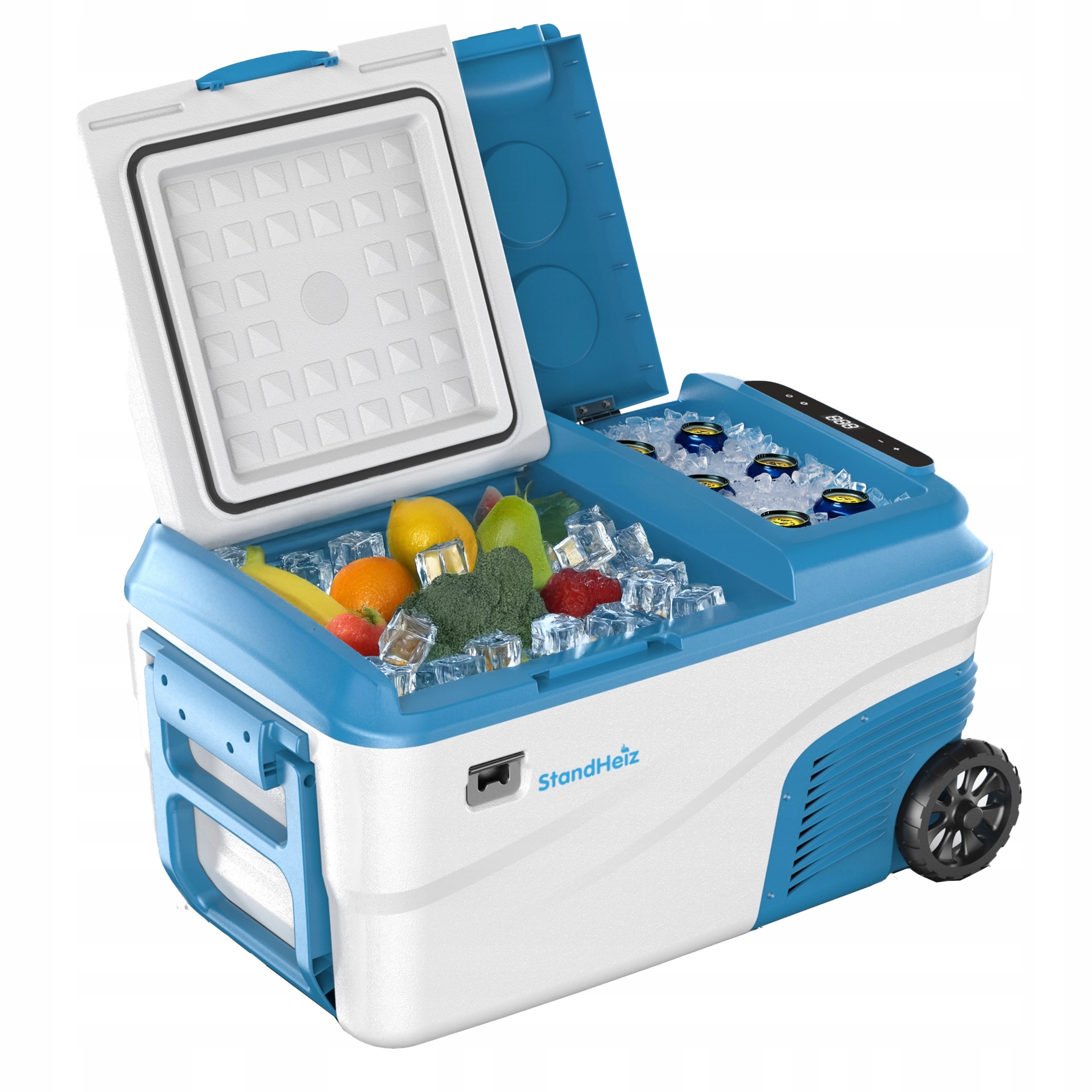 Kompresorová Chladnička 23L Auto Tir 12/24/230V Mrazí Dualzone Standheiz