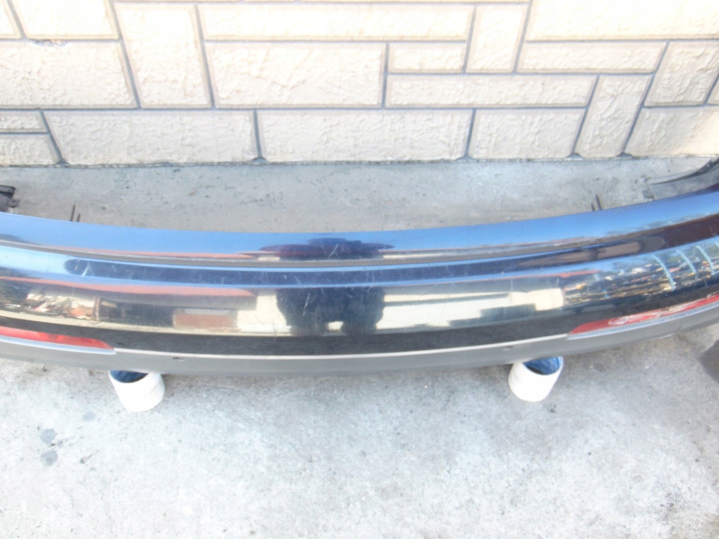 bumper rear part rear AUDI Q7 4L LZ5Q PDC