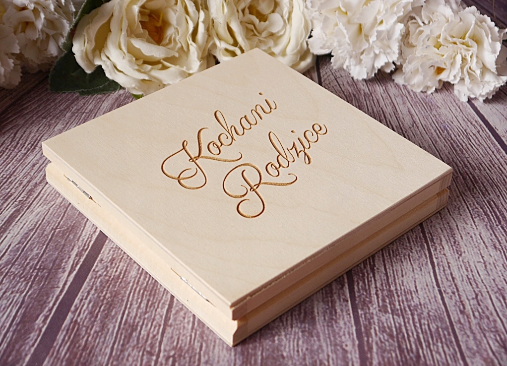 Zaproszenie dla rodziców na ślub pudełko twoje podpisy Marka inny