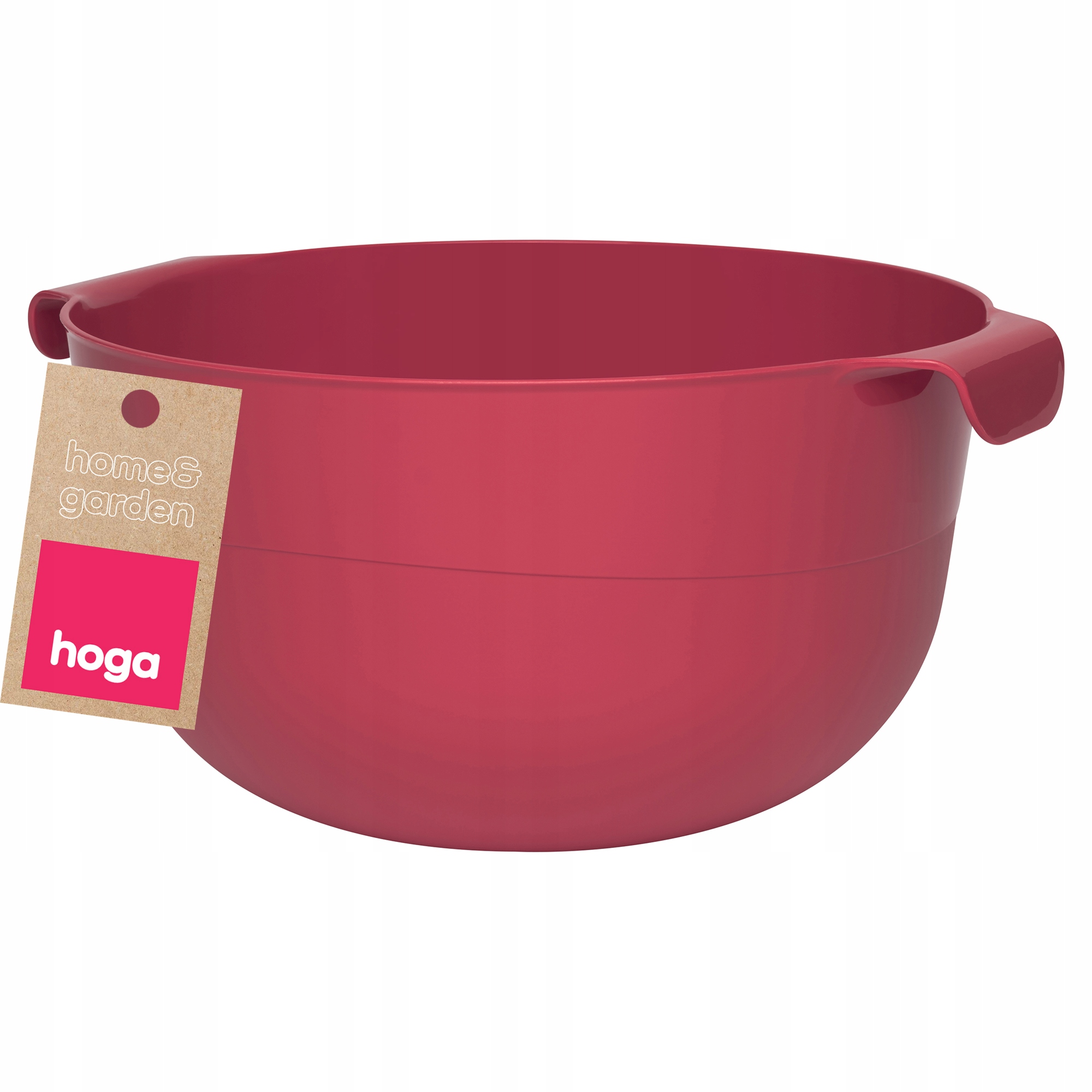 MISECZKA MISKA KUCHENNA PLASTIKOWA DO ŻYWNOŚCI MIKSOWANIA UCHWYTY 4L BORDOW