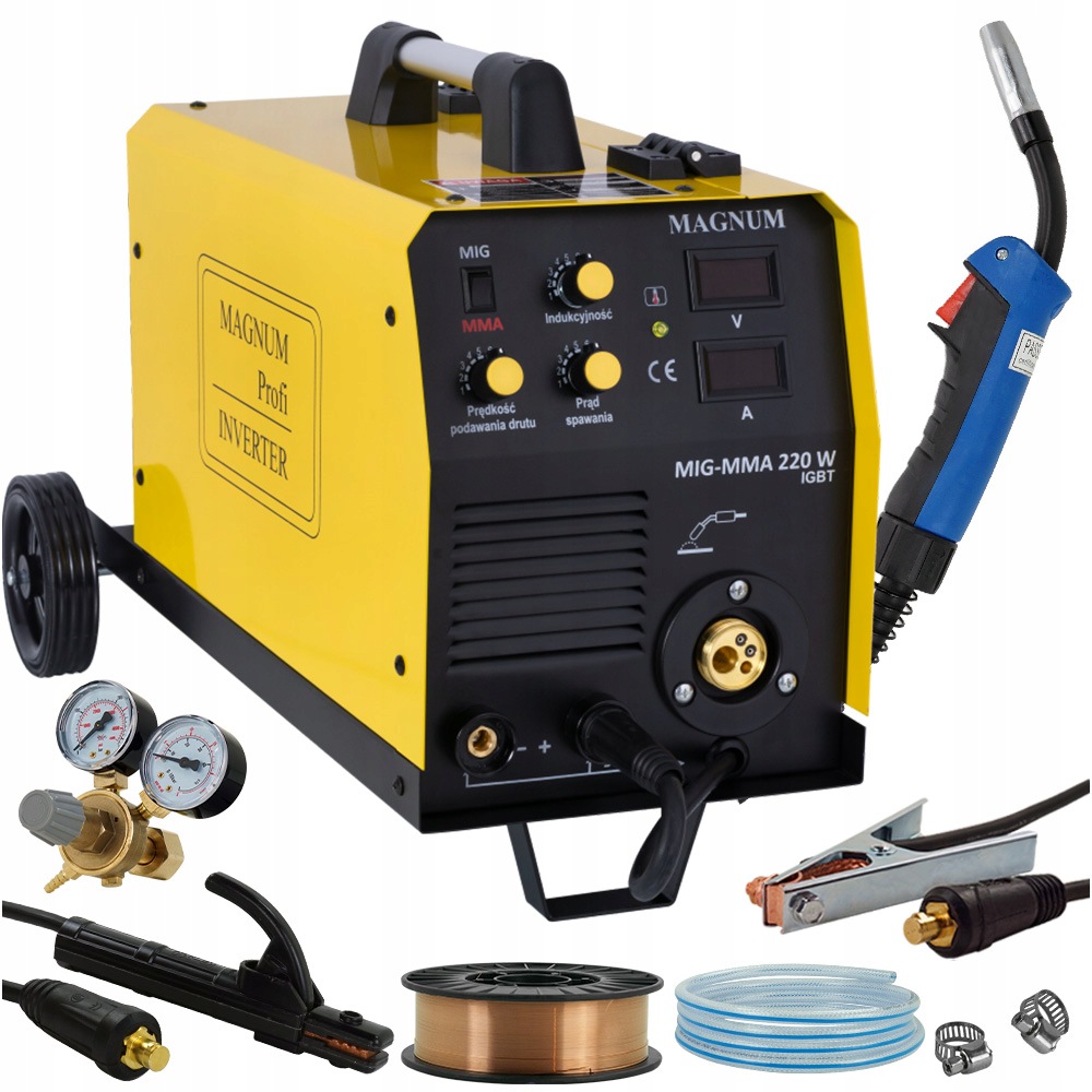Spawarka inwertorowa Migomat 200A Magnum Mig 220W Mag Mma Igbt 230V 2R