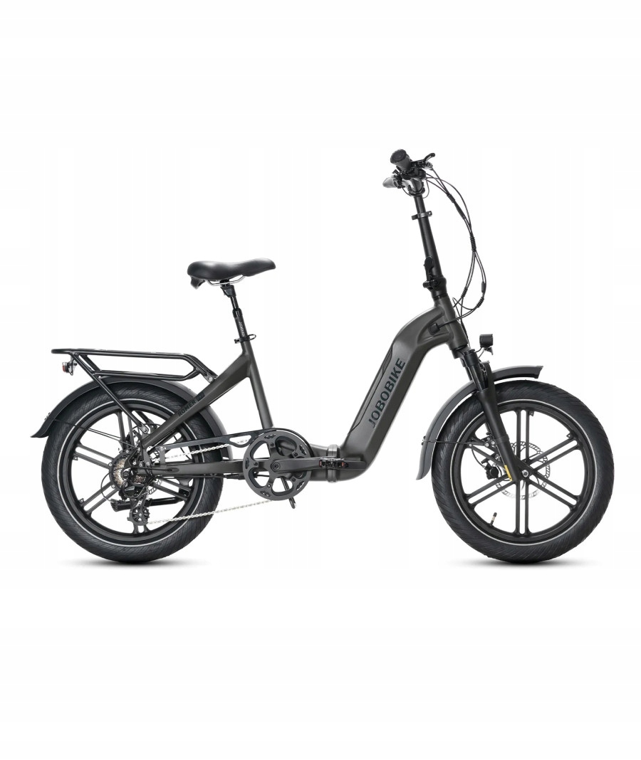 Rower elektryczny Jobobike Romer Pro Dark Olive Czarny 48V 15Ah Lg koła 20"