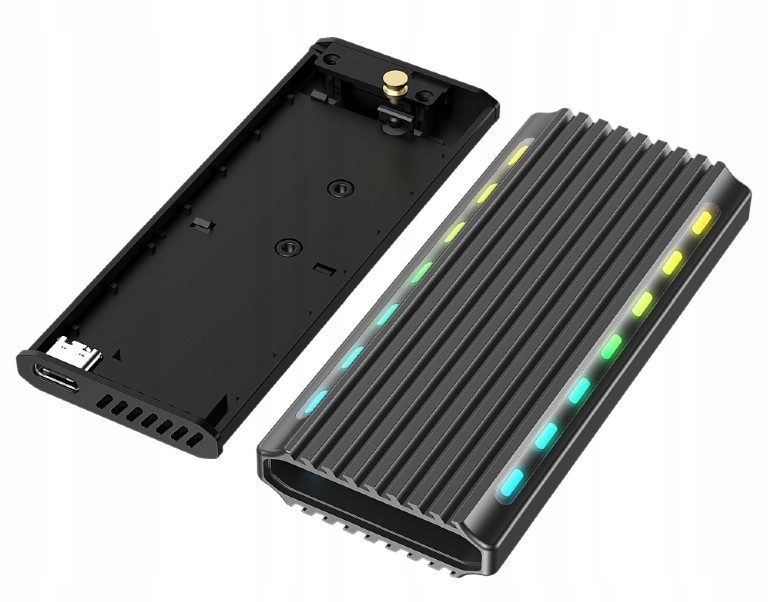 Obudowa dysku SSD M.2 PCIe NVME LED USB 3.1 Aluminiowa Producent Gembird