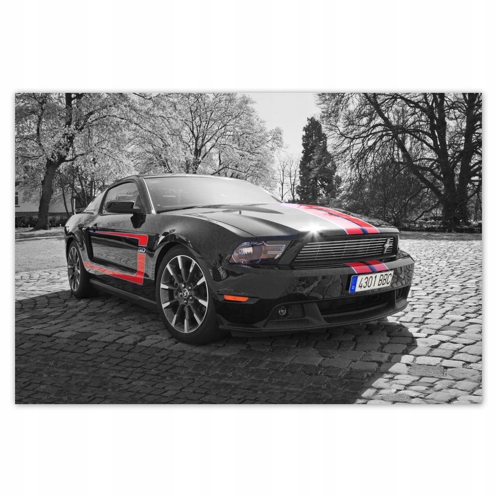 

Plakaty 60x40 Czarny Ford Mustang Usa