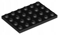 

Lego 3032 Płytka 4x6 Czarna Nowa (4g)