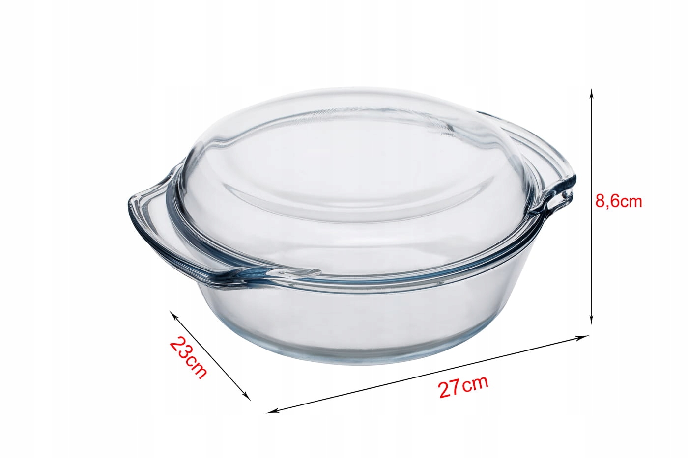 NACZYNIE ŻAROODPORNE OKRĄGŁE 2,4 L TERMISIL Marka Termisil