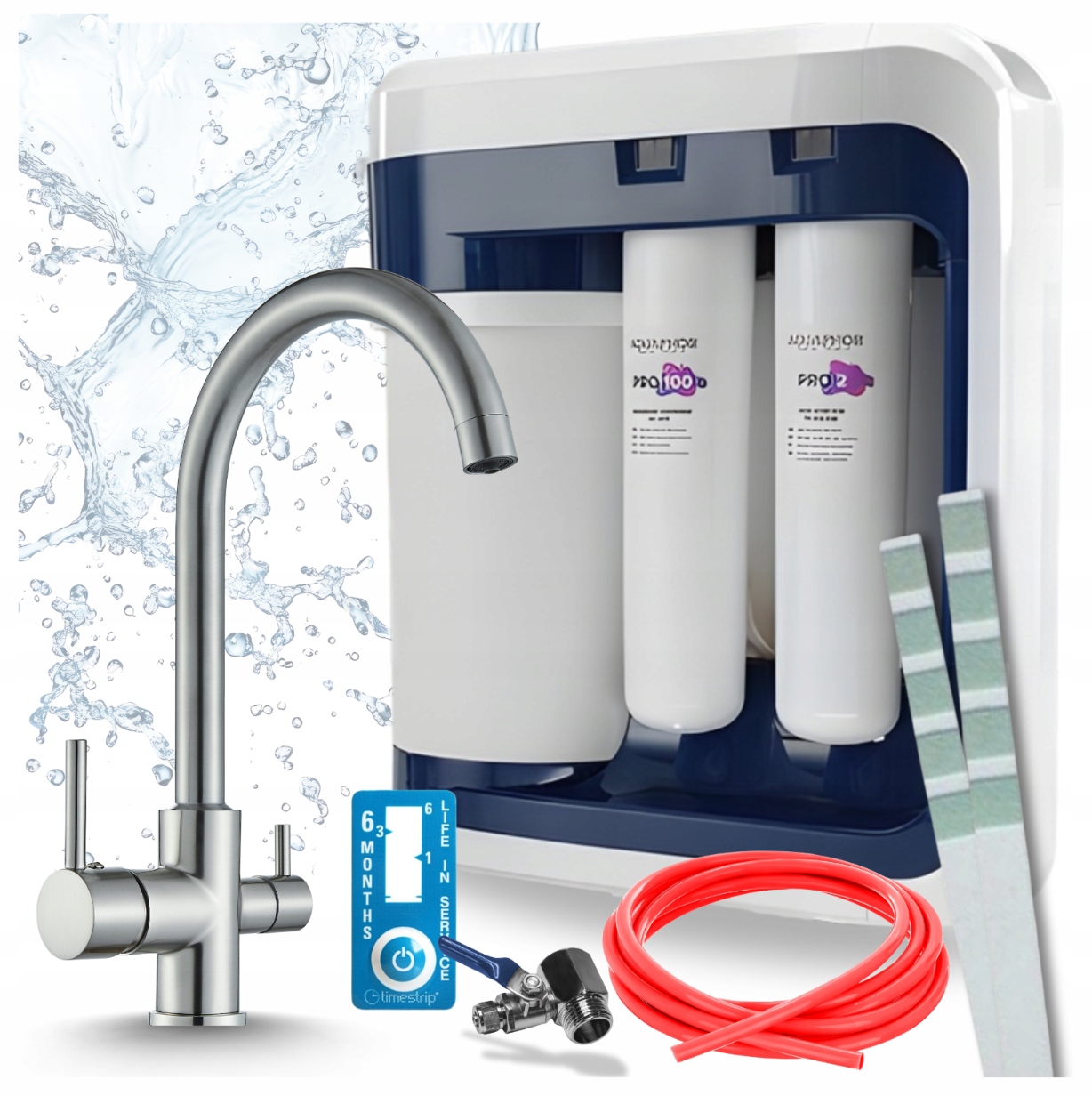 Otočný Kuchynský Kohútik A Filter Aquaphor Ro 202S Pro Reverzná Osmóza Pzh