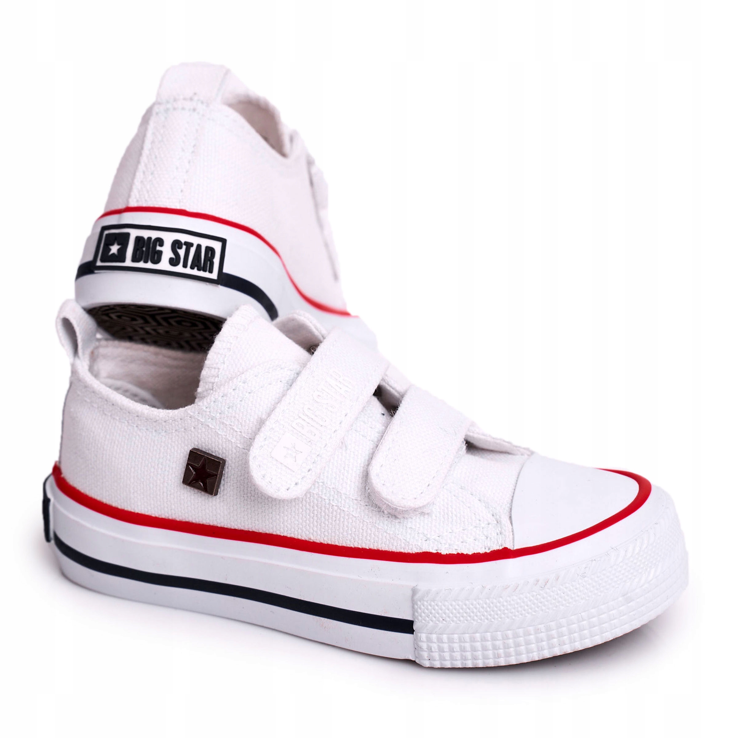 

Dziecięce Trampki Na Rzepy Big Star Białe 22