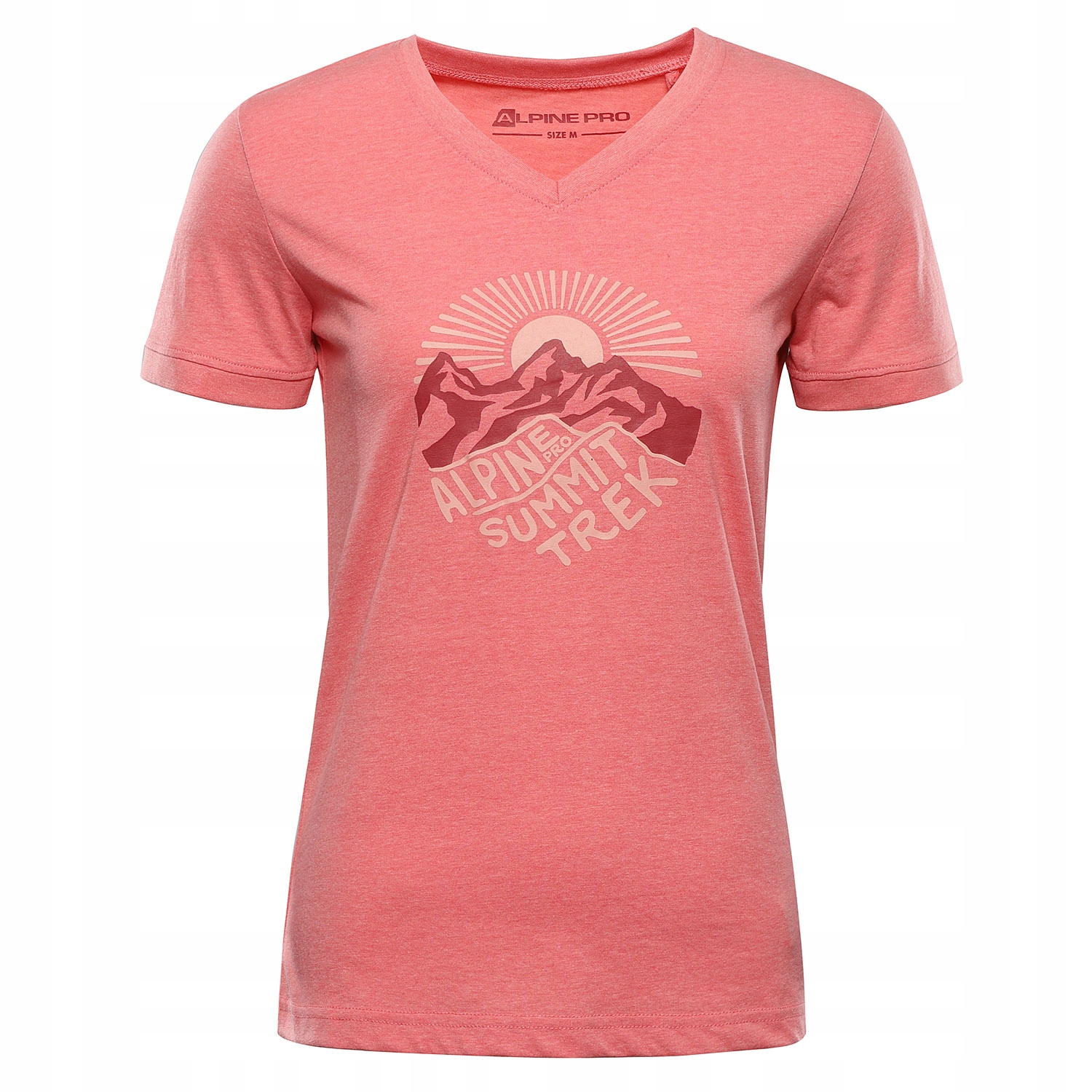 Koszulka damska turystyczna Alpine Pro Nogera k.różowy r.L