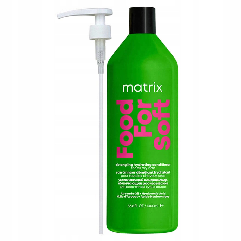 Matrix Food For Soft odżywka nawilża i regeneruje włosy suche 1l pompka
