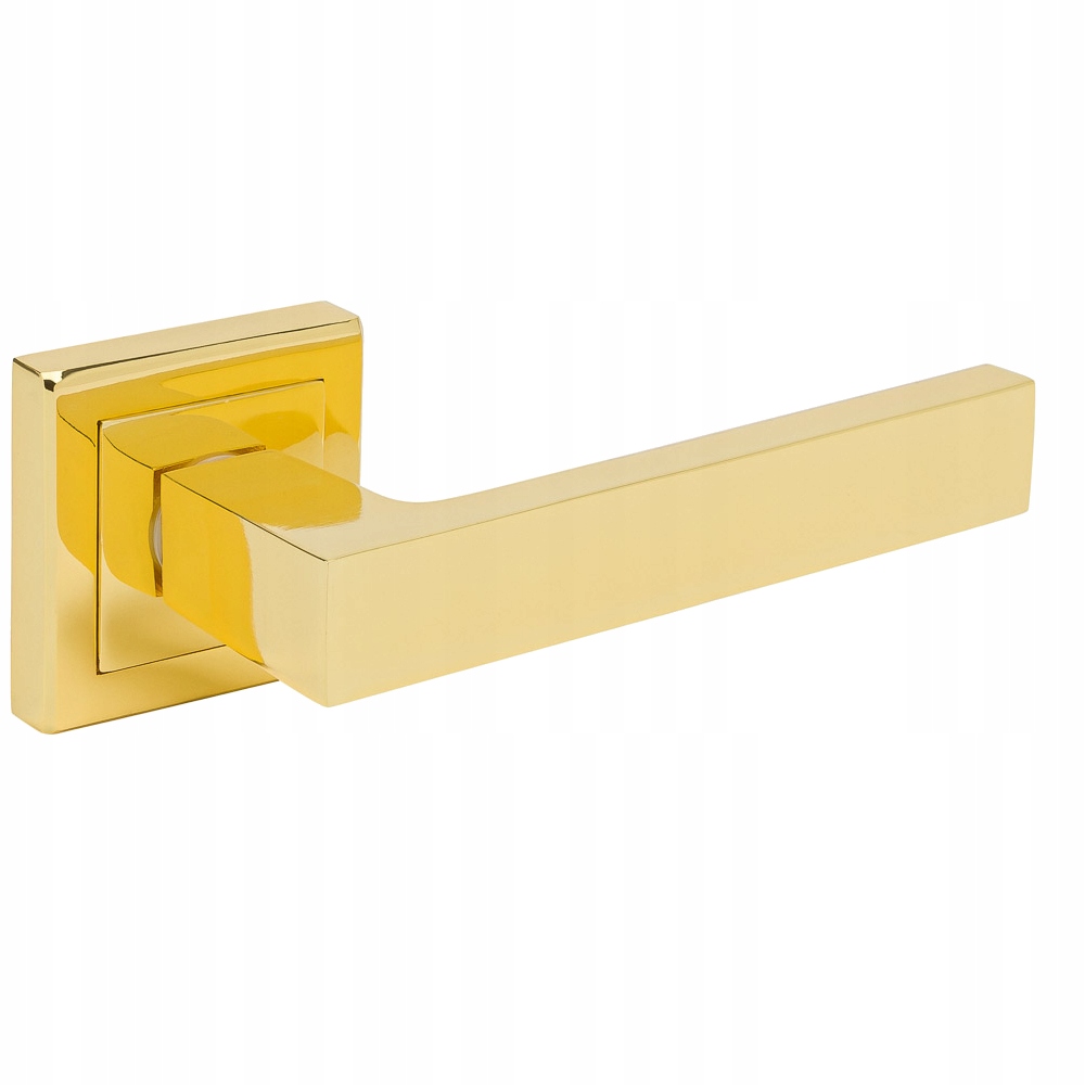 

Klamka Złota do drzwi drzwiowa złoty połysk