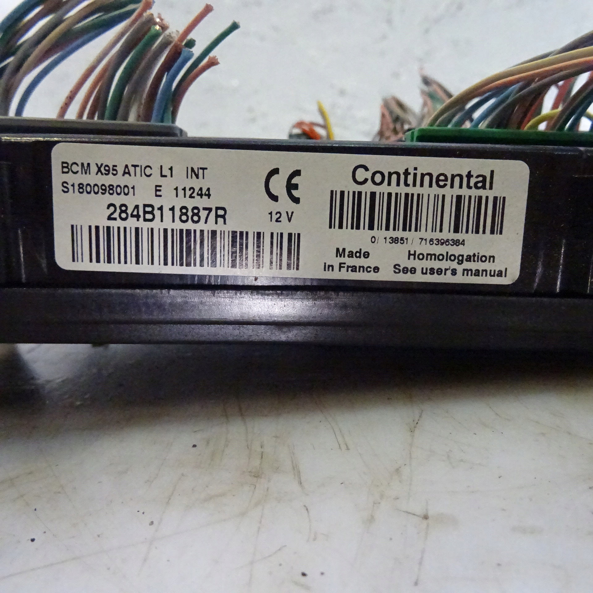 RENAULT MEGANE module BSI 284B11887R