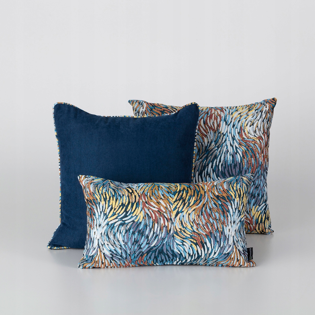 Dekoria Sada vankúšov do obývačky, modrá