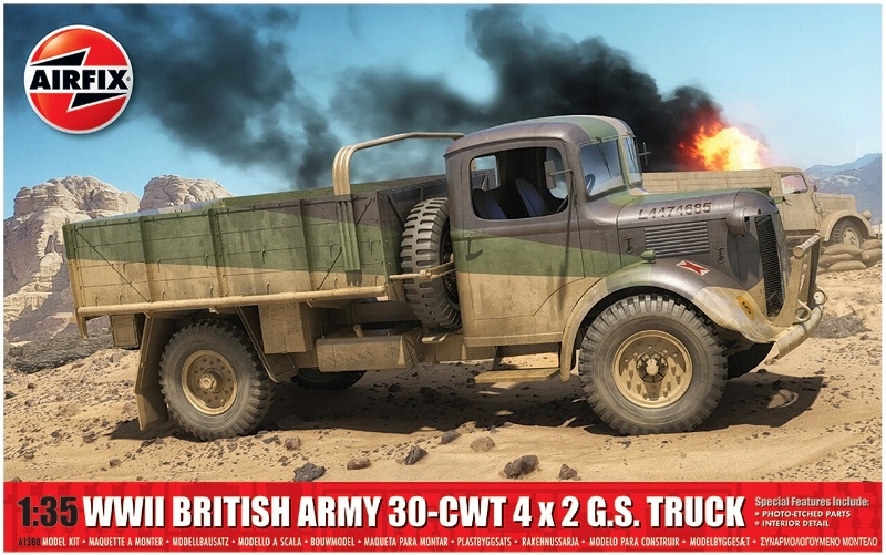 Airfix Wwii British Army 30-cwt 4x2 Gs Truck 1:35