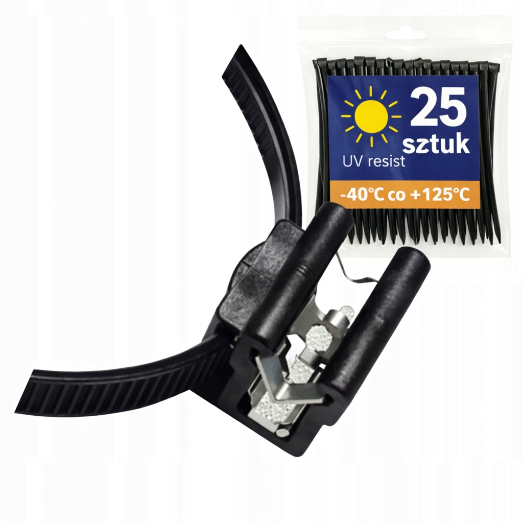 Opaska kablowa z klipsem CLK4