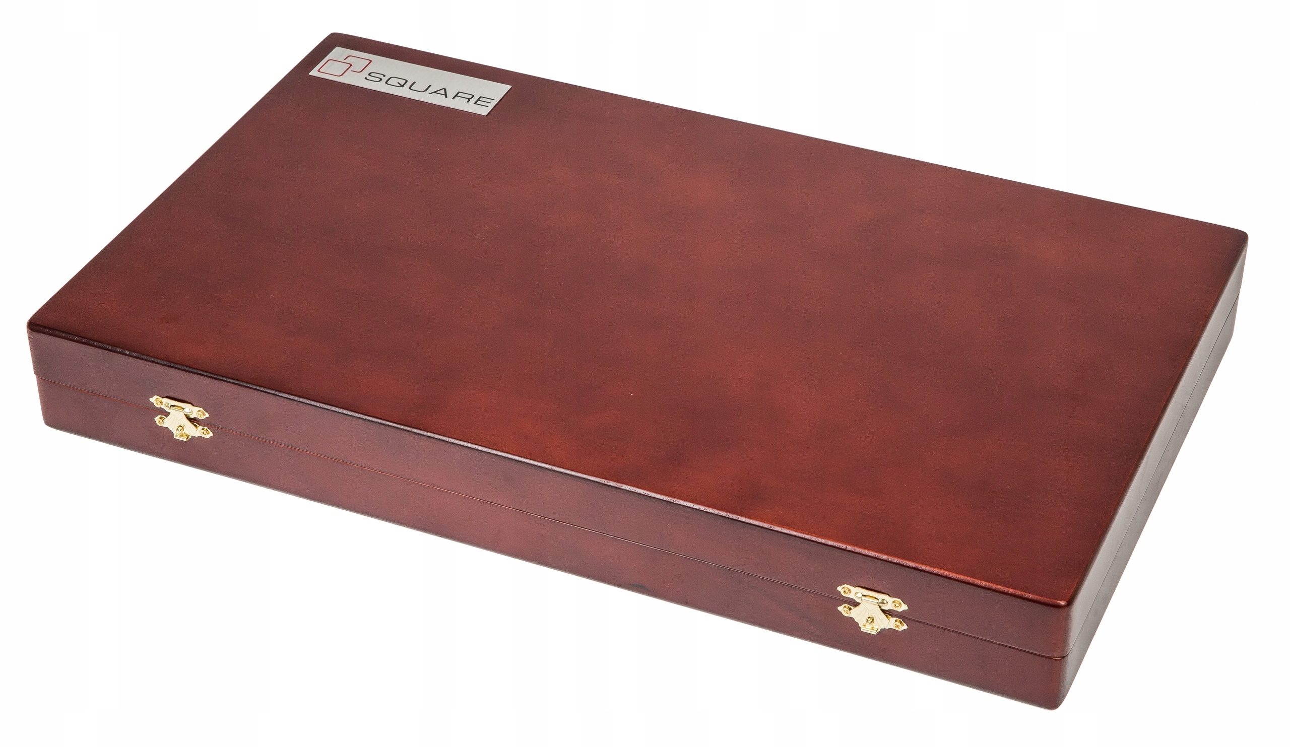SQUARE - Backgammon - Exclusive 48 cm - Mahoń Nazwa Backgamon