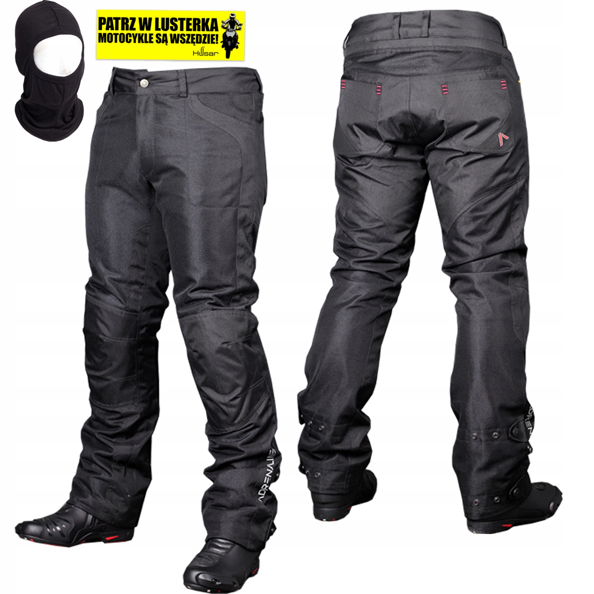 

Spodnie Motocyklowe Adrenaline Meshtec Czarne