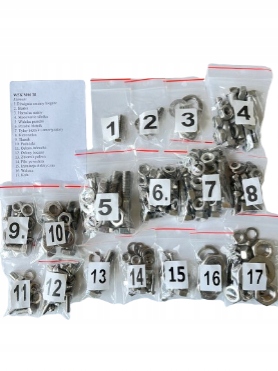 Nová Sada Šroubů Z Nerezové Oceli Wsk 125 B1 S Dvojitým Rámem