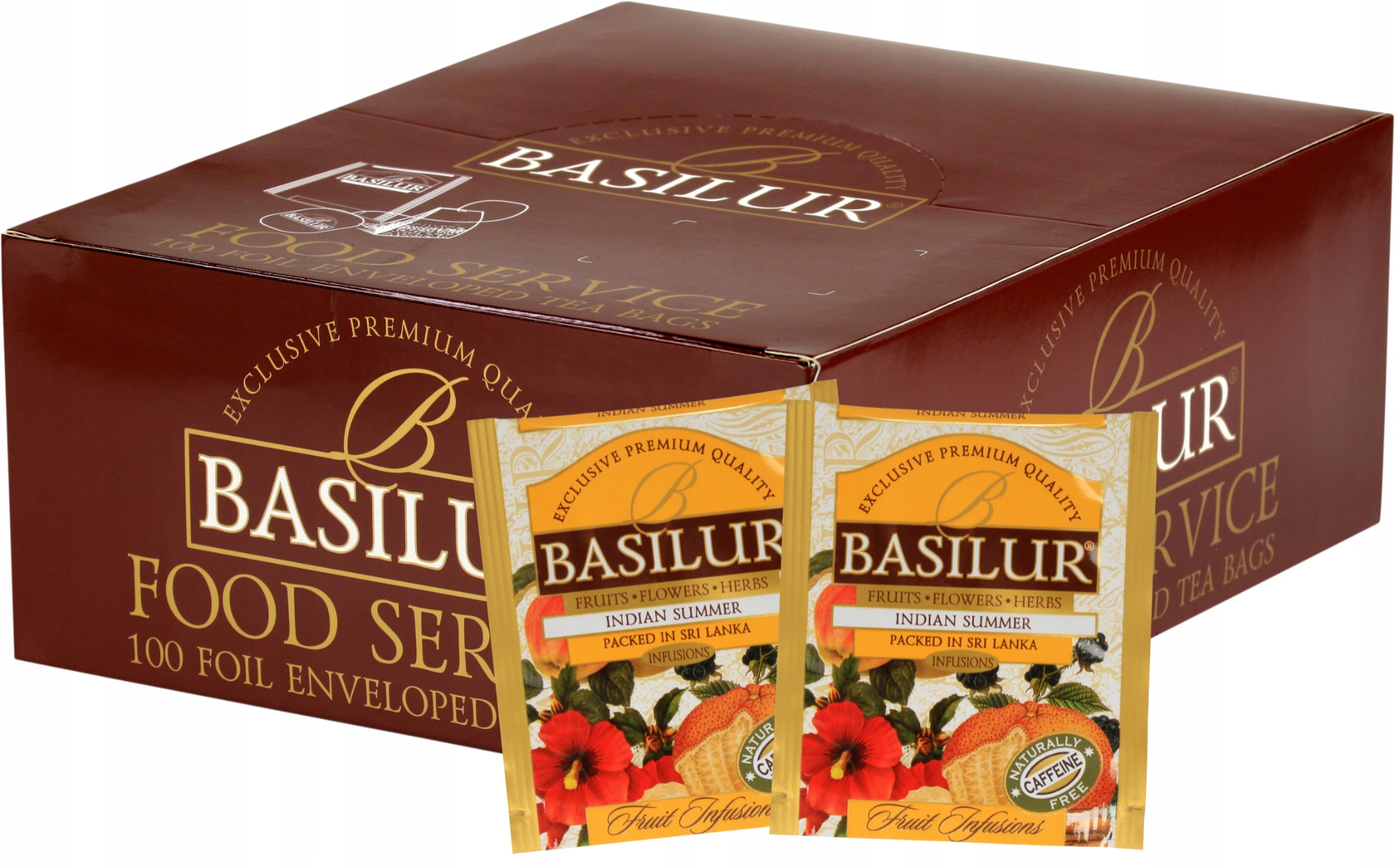 Levně Čaj Basilur Indian Summer expresní Citrusy HoReCa 100 ks