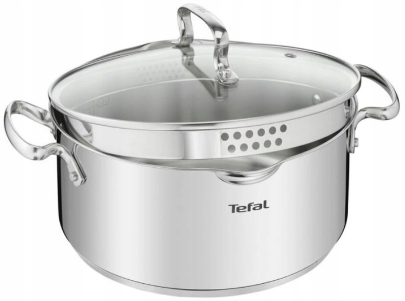 

Garnek Tefal Duetto+ 24CM 5L Srebrny Indukcja