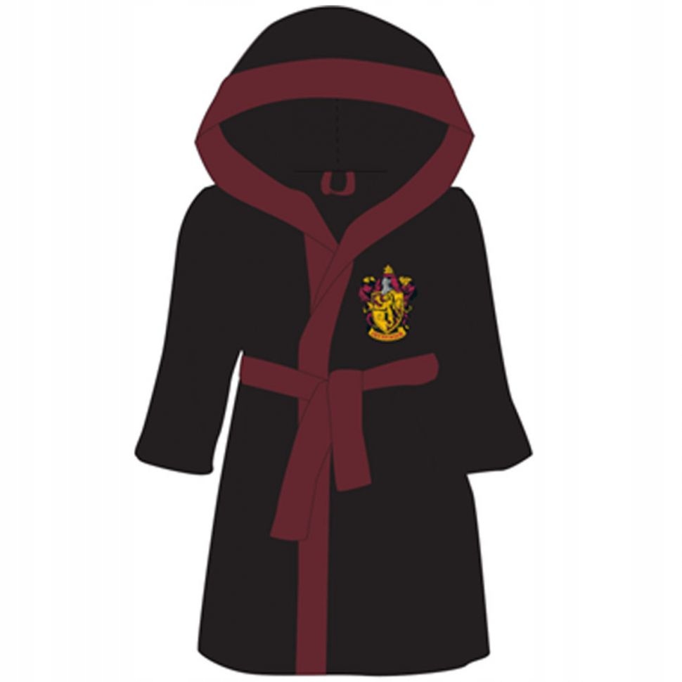 

Szlafrok Harry Potter Gryffindor czarny 176 XL