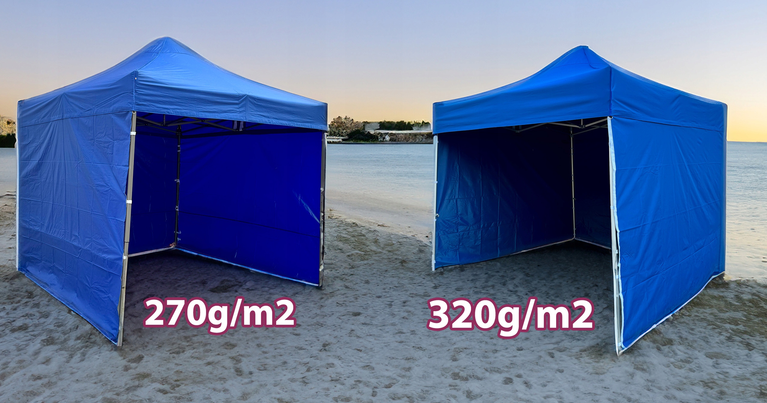 Namiot handlowy 3x4,5 ekspresowy DUŻO NADRUKU Rodzaj poszycia PE