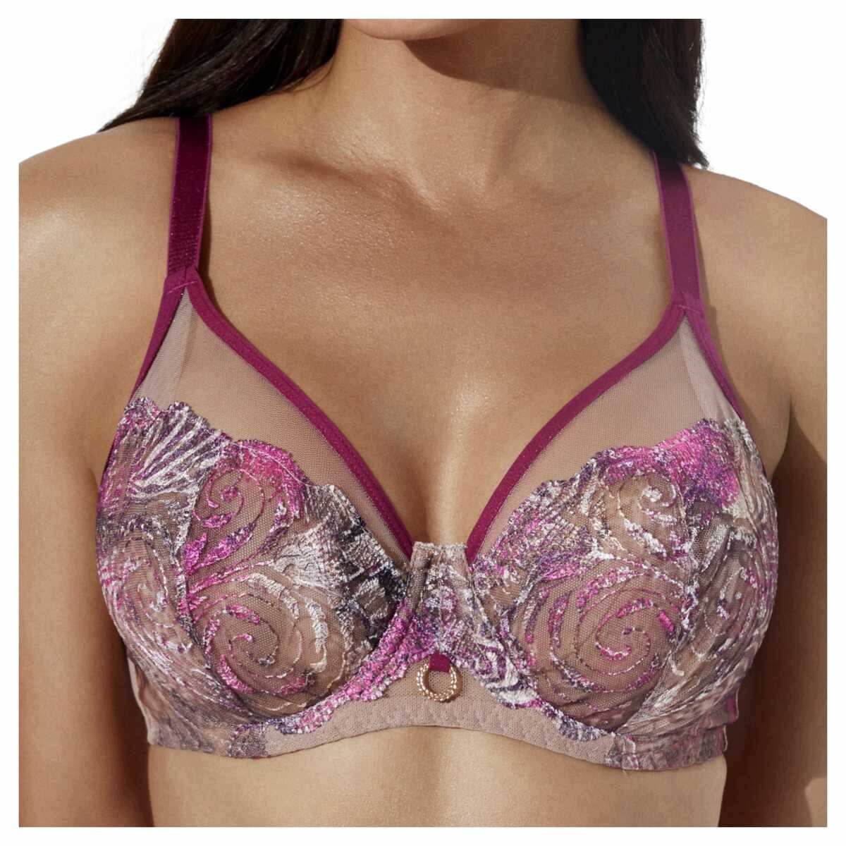 Podprsenka Ava 2271 Nude Wine soft s nastavitelnými ramínky 75D