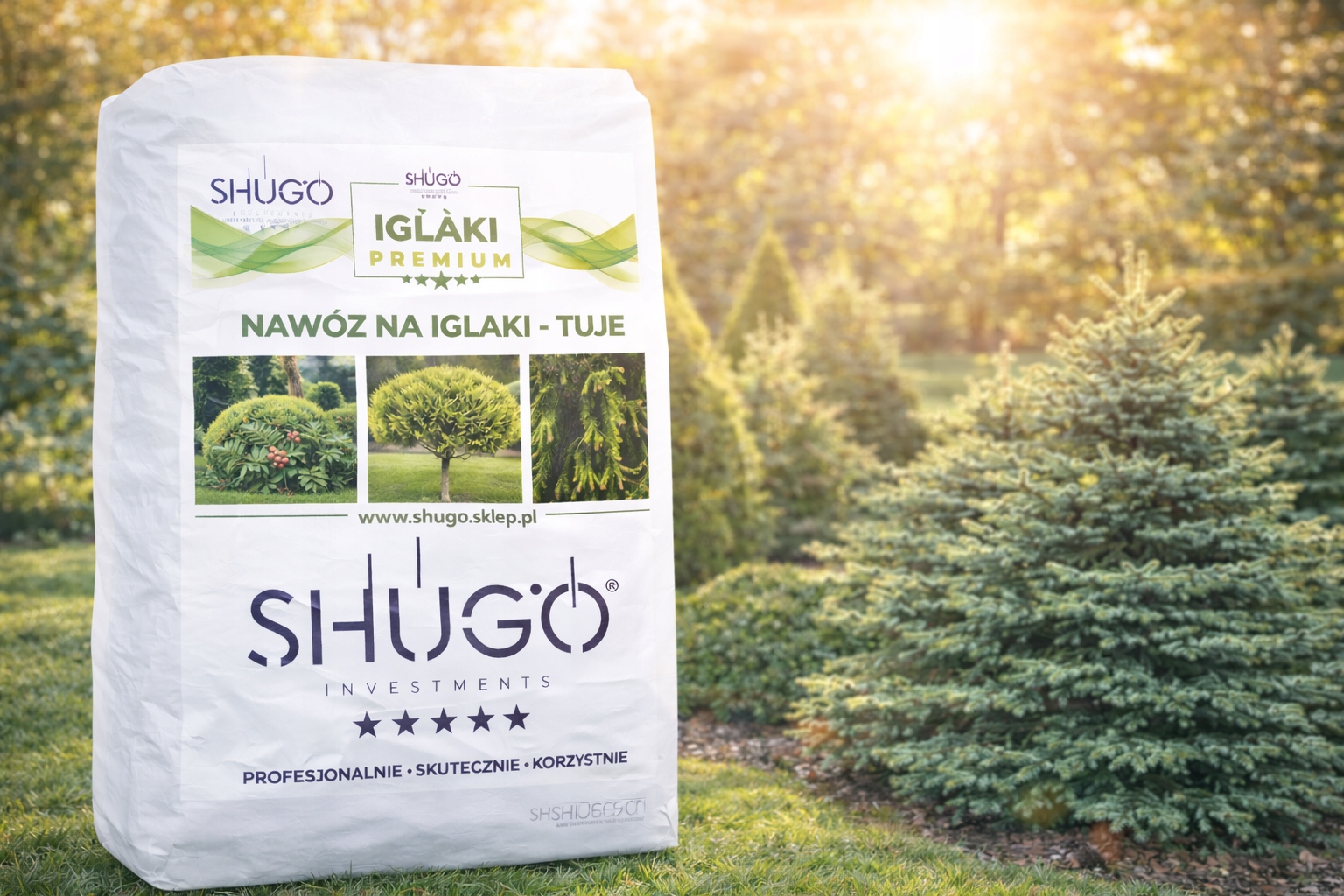 Hnojivo Iglaki Tuje Shugo 10 kg Zdravé a zelené rostliny po celý rok!