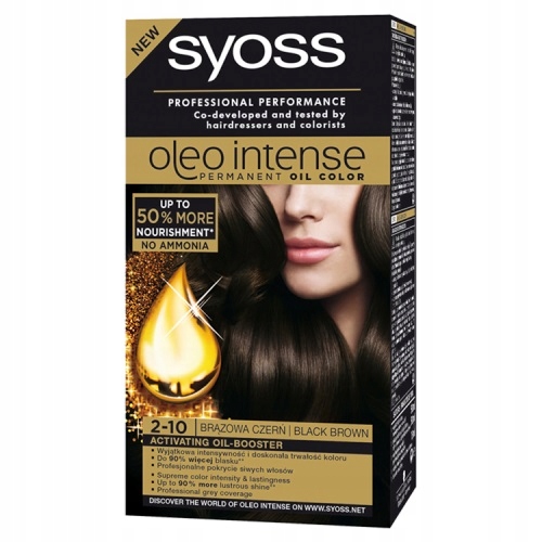 Promocja Syoss farba do włosów 2-10 Brązowa Czerń wyprzedaż przecena