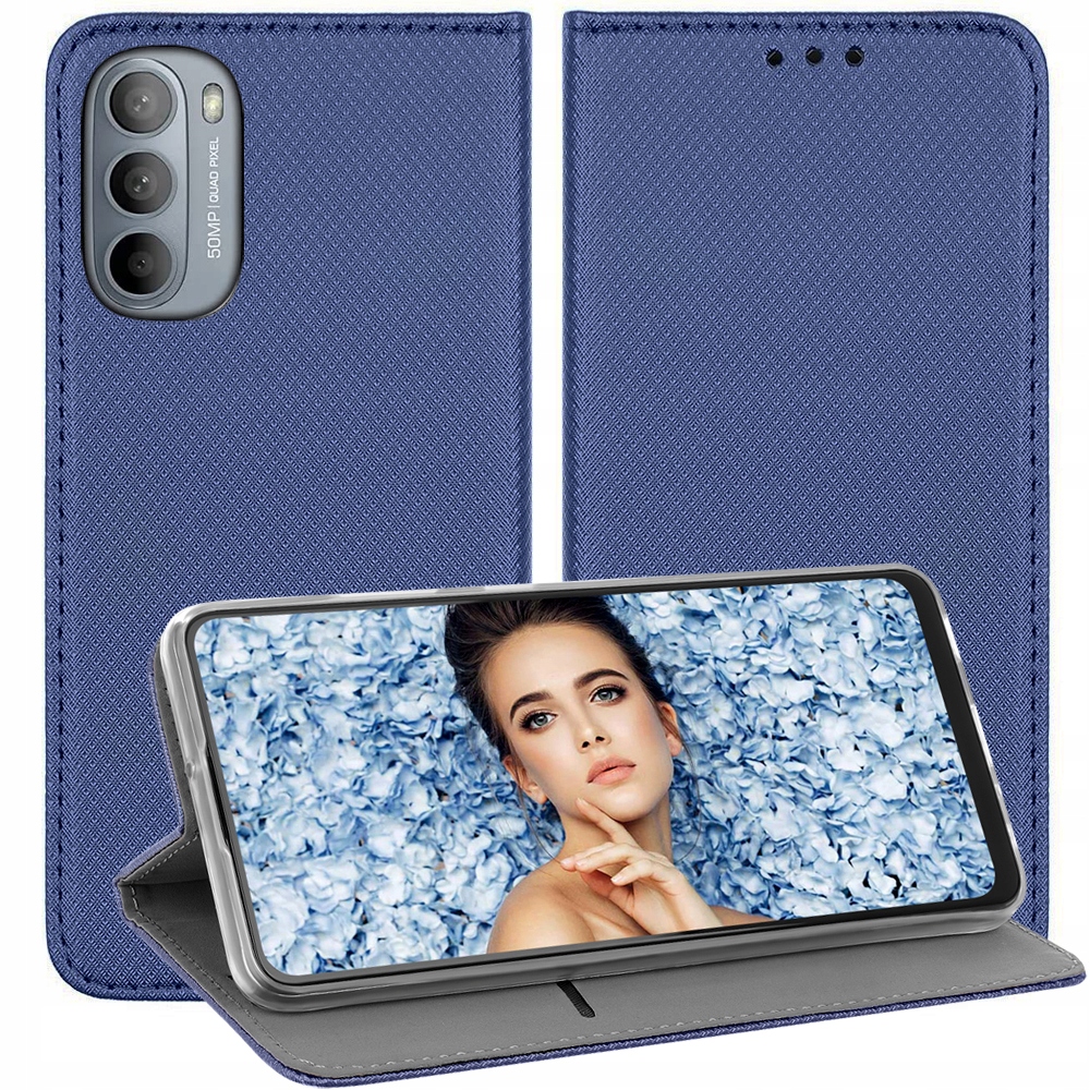 

Etui Smart Magnet Szkło do Motorola Moto G52 G82