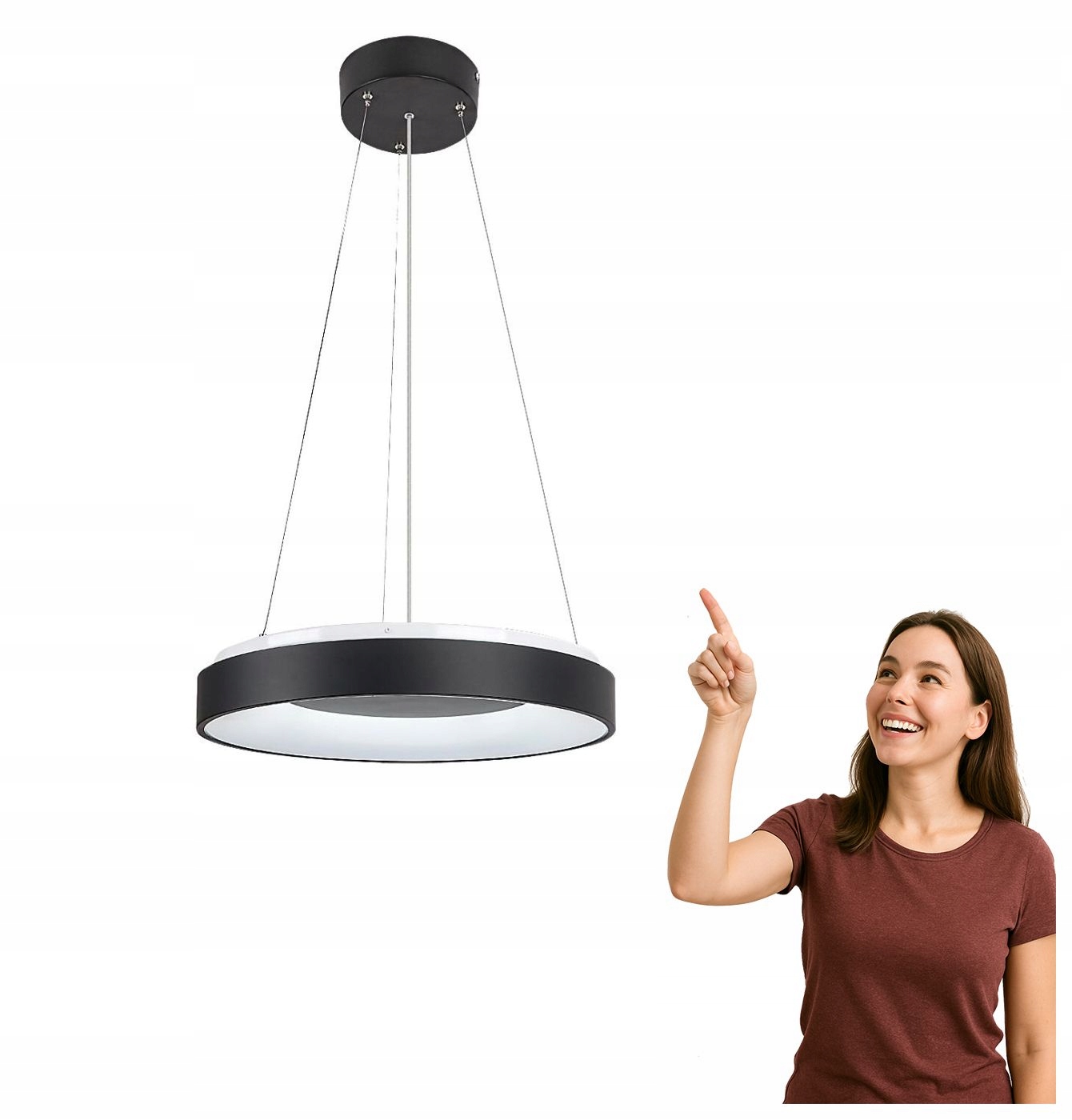 Závěsná Led lampa 38W Ceilo 72001 Rabalux