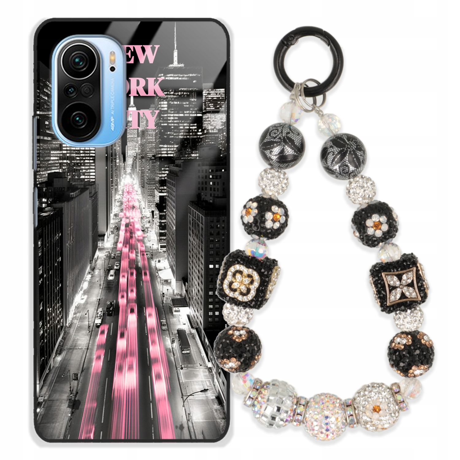 Puzdro Pre Xiaomi Poco F3 Pro Glass Kľúčenka Elegantné Prémiové Puzdro