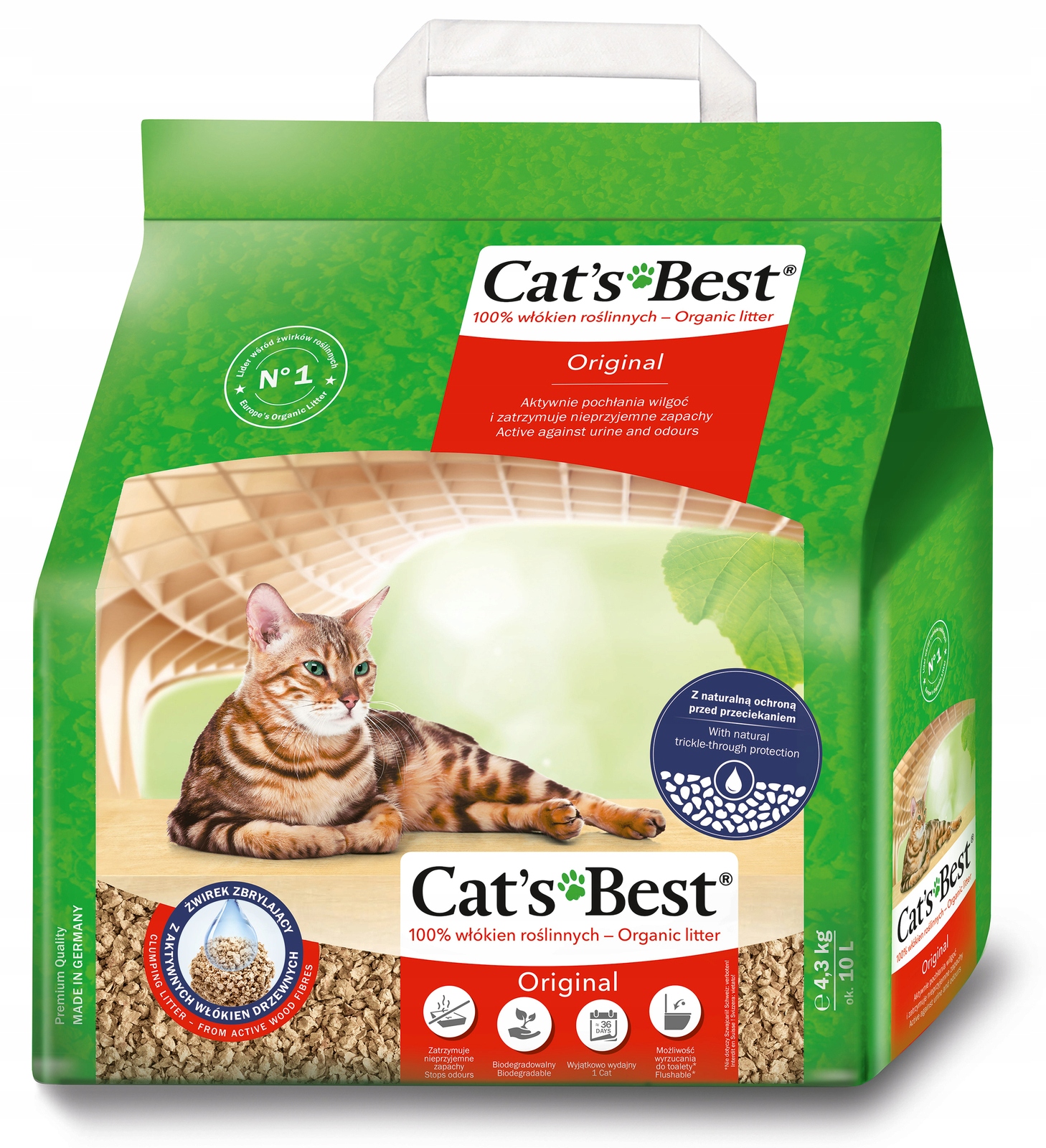 Levně Rettenmaier Polska Jrs Cats Best Original 10 l/4,3 kg