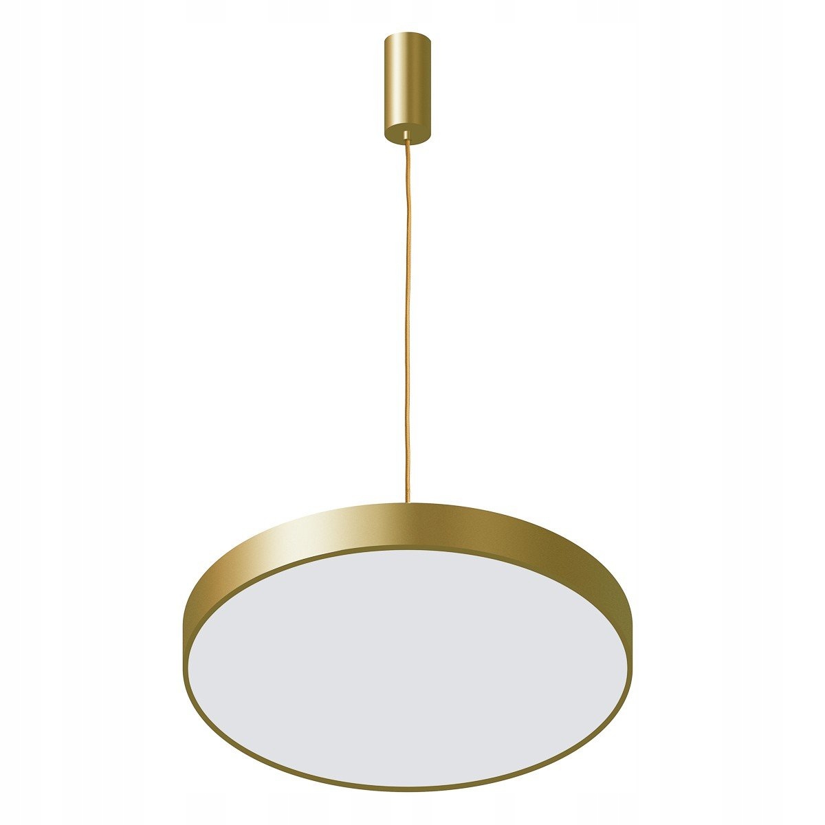 Lampa wisząca Orbital Italux złota do salonu