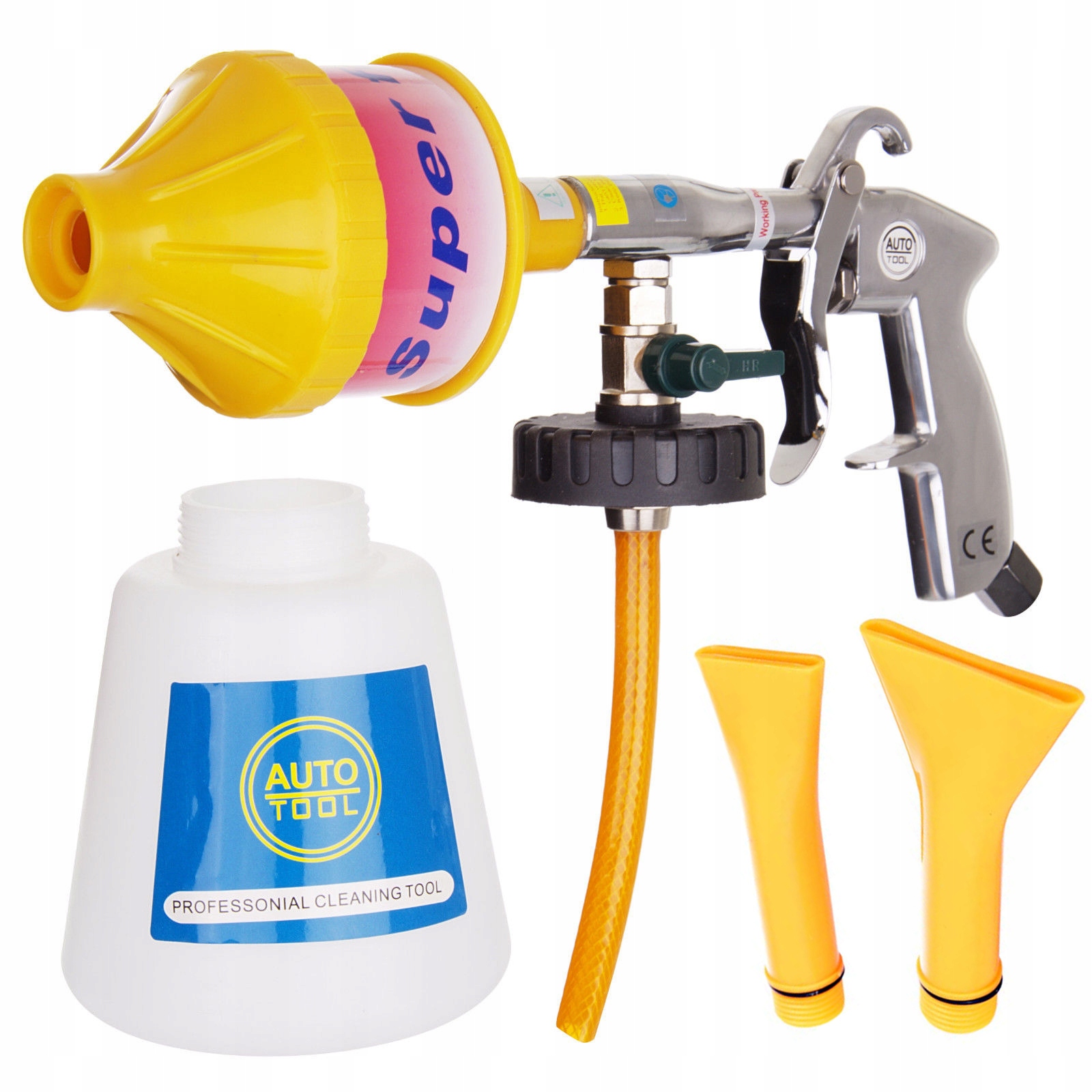 Pneumatická Pěnovačka Pistole Na Mytí Aut Aktivní Pěna 1 L Trysky