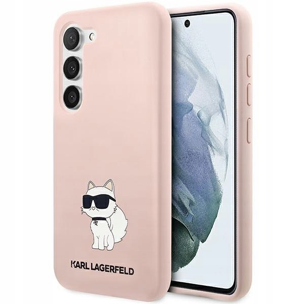 Karl Lagerfeld KLHCS23MSNCHBCP S23+ S916 hardcase różowy/pink Silicone Chou