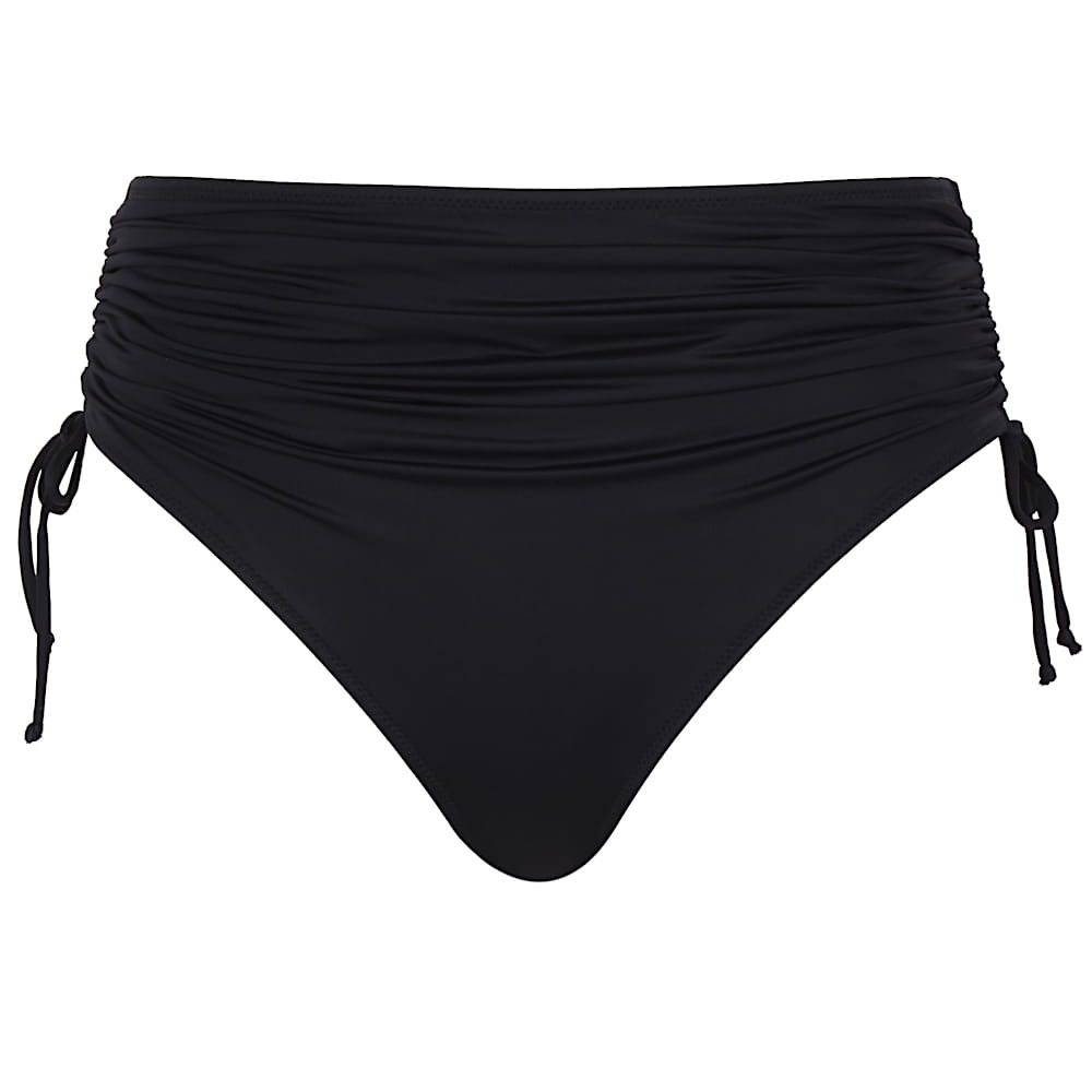 Panache Swim Signature černé nařasené plavkové kalhotky 40 14 L