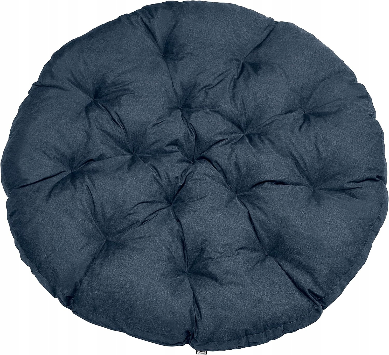 Poduszka na fotel papasan Montlake wodoodporna 127cm, wrzos indygo