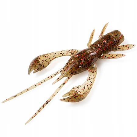 Real Craw 1.5", #045 Green Pumpkin/Red & Black 10szt