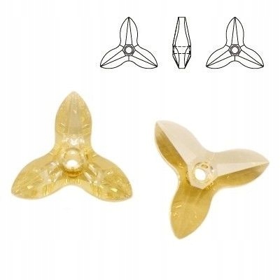 6906 MM 40 Swarovski Orchid Golden Shadow Gsha